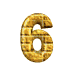 GIF animado (25908) Numero amarillo ladrillo