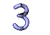 GIF animado (27869) Numero azul