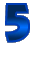 GIF animado (28294) Numero azul
