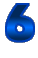 GIF animado (28295) Numero azul