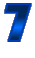 GIF animado (28296) Numero azul