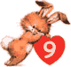 GIF animado (29424) Numero conejo