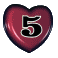 GIF animado (26644) Numero corazon animado