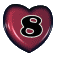 GIF animado (26647) Numero corazon animado