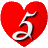 GIF animado (26953) Numero corazon latiendo