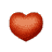 Imagen GIF de Numero corazoncito rojo animado