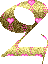 GIF animado (26853) Numero corazones oro