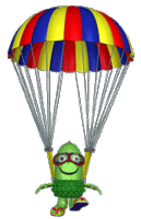 GIF animado (16336) Paracaidista