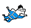 GIF animado (16337) Paracaidista