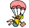 GIF animado (16340) Paracaidista