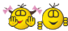 GIF animado (20752) Pareja emoticonos bailando