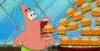GIF animado (19567) Patricio comiendo hamburguesas
