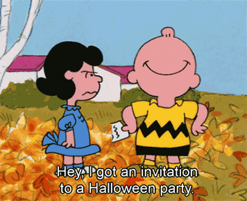 GIF animado (23075) Peanuts halloween