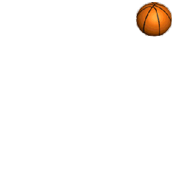 GIF animado (15303) Pelota baloncesto botando