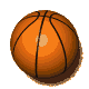 GIF animado (15315) Pelota basquet rotando