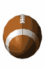 GIF animado (16105) Pelota futbol americano