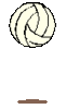 GIF animado (16810) Pelota voleibol botando