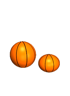 GIF animado (15318) Pelotas baloncesto botando