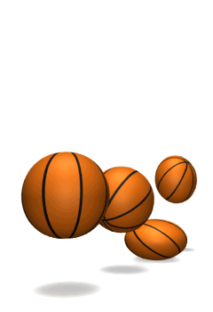 GIF animado (15319) Pelotas baloncesto botando
