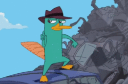 GIF animado (18994) Perry el ornitorrinco