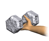 GIF animado (15819) Pesas metal