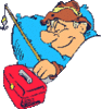 GIF animado (16402) Pescador