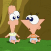 GIF animado (19007) Phineas y ferb de bebes