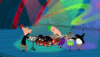 GIF animado (19010) Phineas y ferb en un escenario