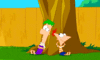 GIF animado (19013) Phineas y ferb moviendo los pies