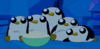 GIF animado (16879) Pinguinos rey hielo