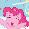 GIF animado (19024) Pinkie pie feliz
