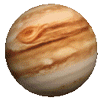 GIF animado (21239) Planeta jupiter rotando