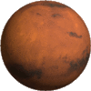 GIF animado (21262) Planeta marte rotando