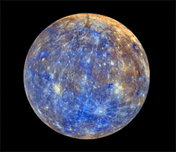 Imagen GIF de Planeta mercurio animado