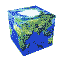 GIF animado (21396) Planeta tierra cubo