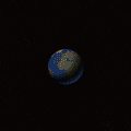 GIF animado (21397) Planeta tierra explotando
