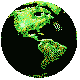 GIF animado (21400) Planeta tierra negro verde