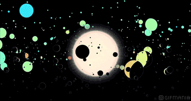 GIF animado (21483) Planetas girando