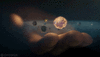 GIF animado (21484) Planetas mano
