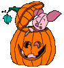 GIF animado (23095) Puerquito halloween