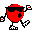 GIF animado (20684) Punto rojo bailando