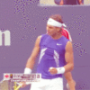 GIF animado (16698) Rafa nadal celebrando