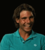 GIF animado (16703) Rafa nadal riendo