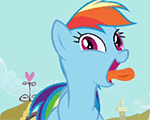 GIF animado (19031) Rainbow dash de my little pony