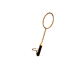 GIF animado (15243) Raqueta badminton