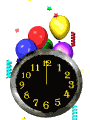 GIF animado (22268) Reloj de ano nuevo