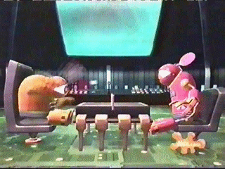 GIF animado (16413) Robots ping pong
