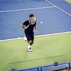 GIF animado (16718) Roger federer entre las piernas