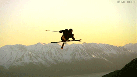 GIF animado (15709) Salto esqui