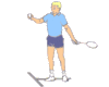 GIF animado (15246) Saque badminton